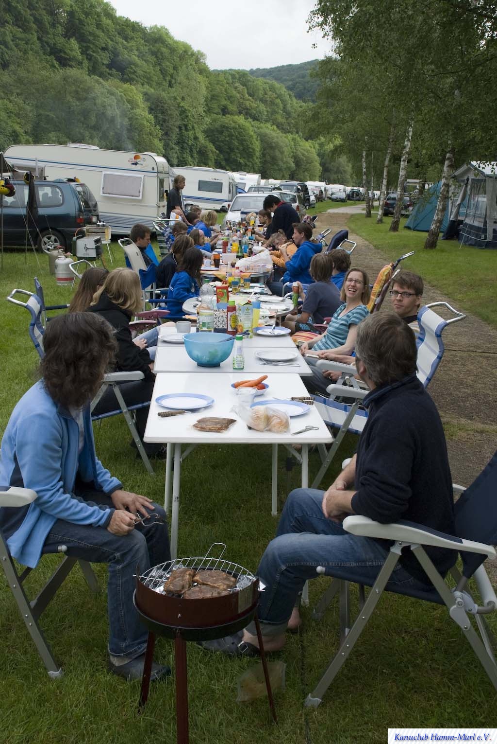 gemeinsames Grillen