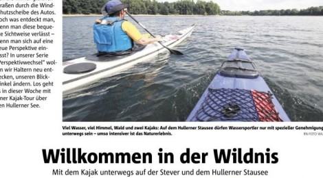 Zeitungsartikel: Willkommen in der Wildnis